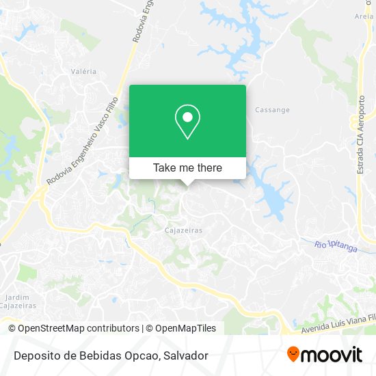 Mapa Deposito de Bebidas Opcao