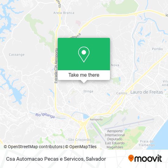 Mapa Csa Automacao Pecas e Servicos