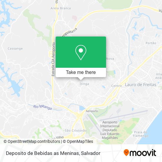 Deposito de Bebidas as Meninas map