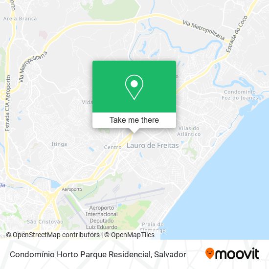 Mapa Condomínio Horto Parque Residencial