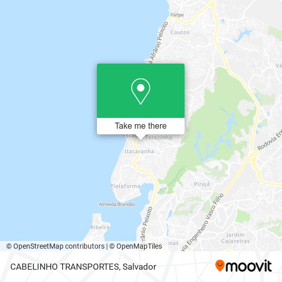 Mapa CABELINHO TRANSPORTES