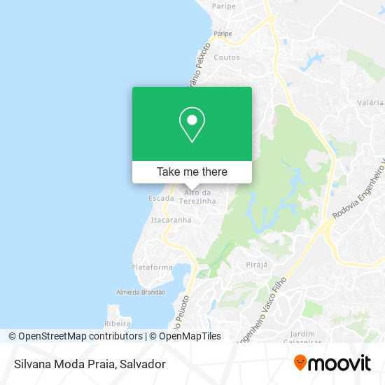 Silvana Moda Praia map