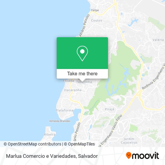 Marlua Comercio e Variedades map