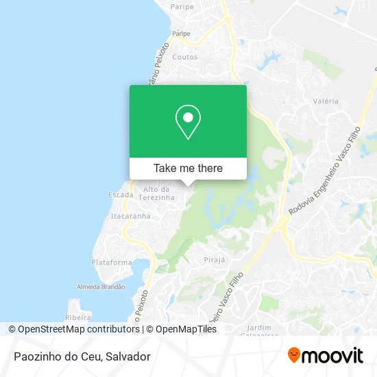 Paozinho do Ceu map