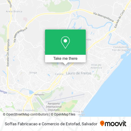 Mapa Soffas Fabricacao e Comercio de Estofad