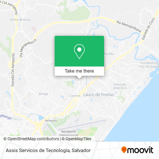 Mapa Assis Servicos de Tecnologia