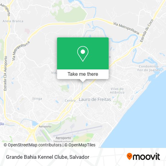 Grande Bahia Kennel Clube map