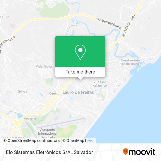 Mapa Elo Sistemas Eletrônicos S/A.