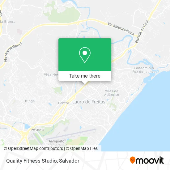 Quality Fitness Studio map