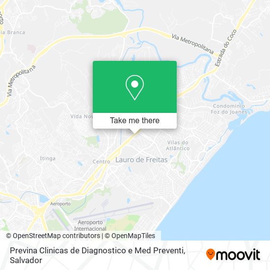 Previna Clinicas de Diagnostico e Med Preventi map