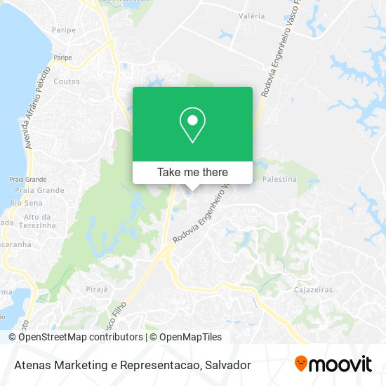 Atenas Marketing e Representacao map