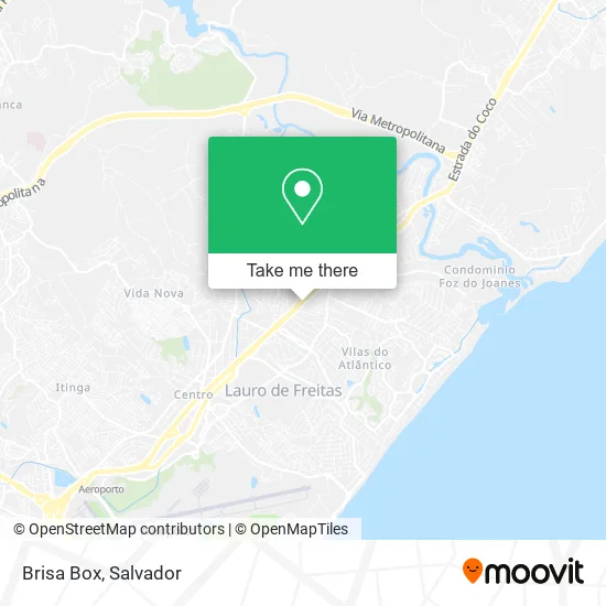 Brisa Box map
