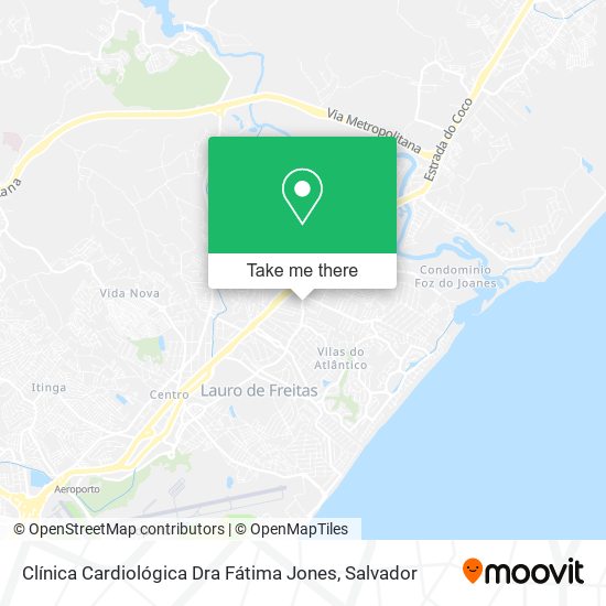 Clínica Cardiológica Dra Fátima Jones map