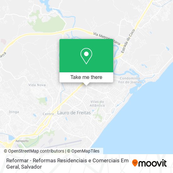 Mapa Reformar - Reformas Residenciais e Comerciais Em Geral