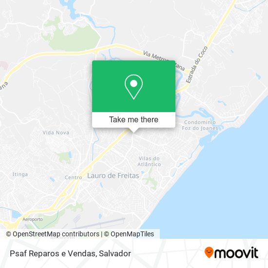 Psaf Reparos e Vendas map