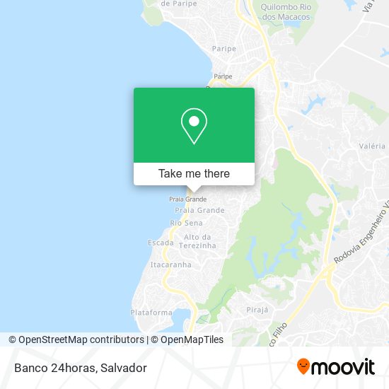 Mapa Banco 24horas