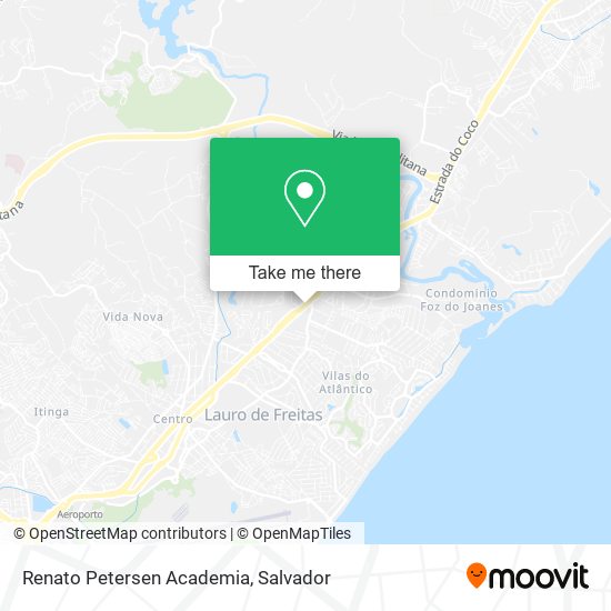 Mapa Renato Petersen Academia