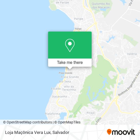 Loja Maçônica Vera Lux map