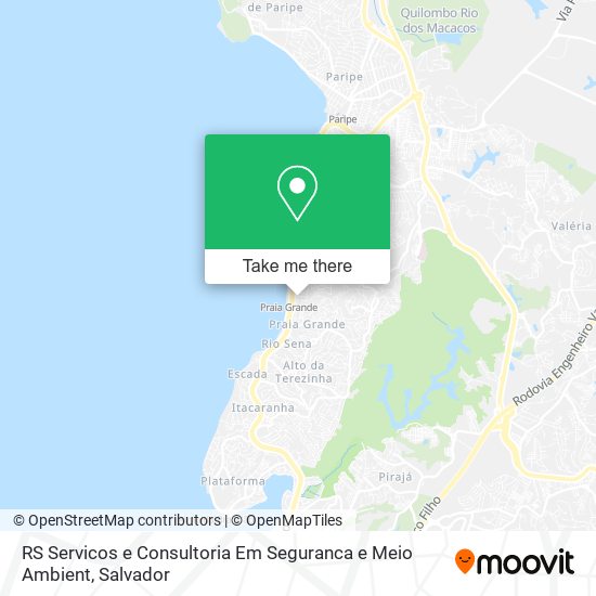 Mapa RS Servicos e Consultoria Em Seguranca e Meio Ambient