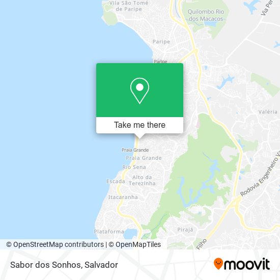 Sabor dos Sonhos map