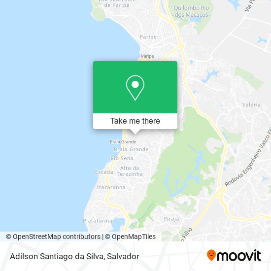 Adilson Santiago da Silva map