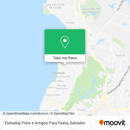 Mapa Elshaday Frios e Artigos Para Festa