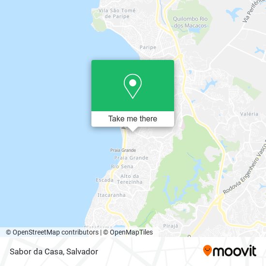 Mapa Sabor da Casa