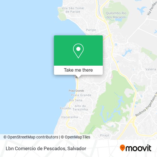 Lbn Comercio de Pescados map