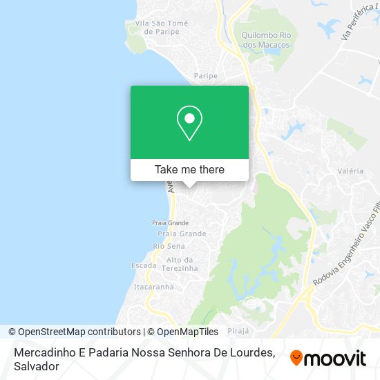 Mercadinho E Padaria Nossa Senhora De Lourdes map