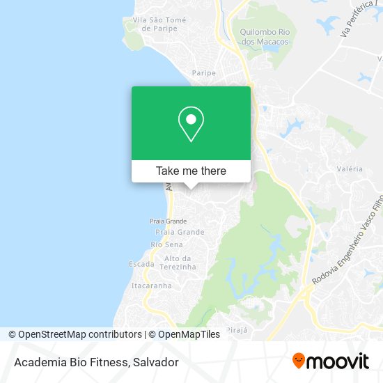 Academia Bio Fitness map