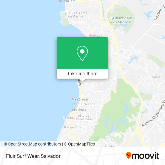 Fluir Surf Wear map