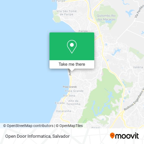 Mapa Open Door Informatica