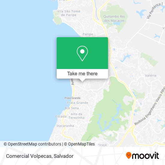 Comercial Volpecas map