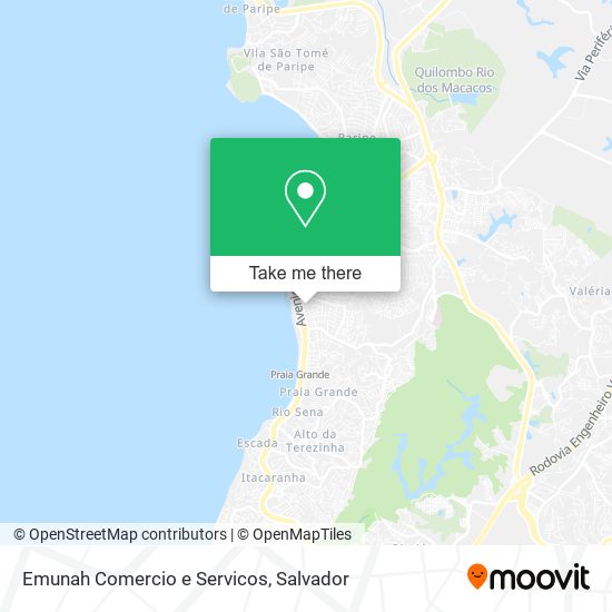 Emunah Comercio e Servicos map