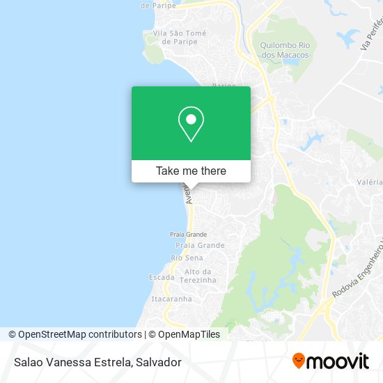 Mapa Salao Vanessa Estrela