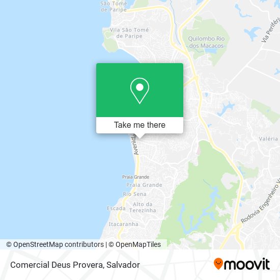 Comercial Deus Provera map