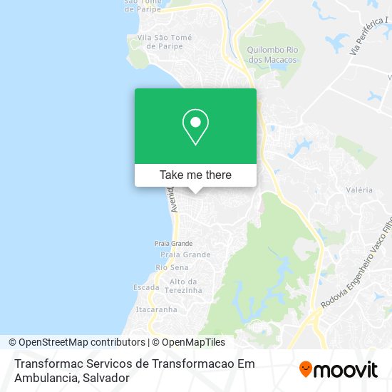 Transformac Servicos de Transformacao Em Ambulancia map