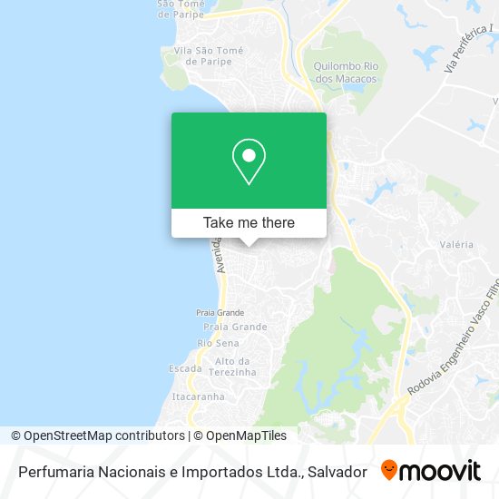 Perfumaria Nacionais e Importados Ltda. map