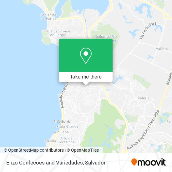 Enzo Confecoes and Variedades map