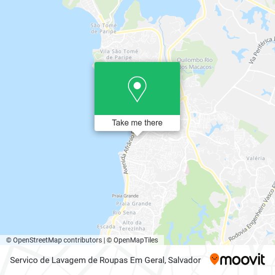 Servico de Lavagem de Roupas Em Geral map