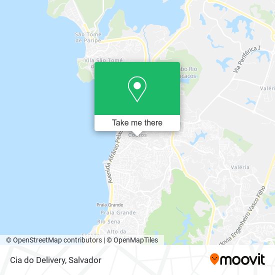 Cia do Delivery map