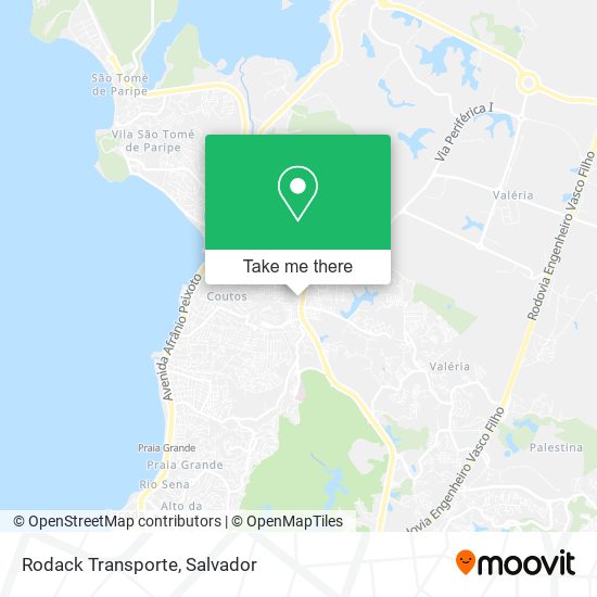 Rodack Transporte map