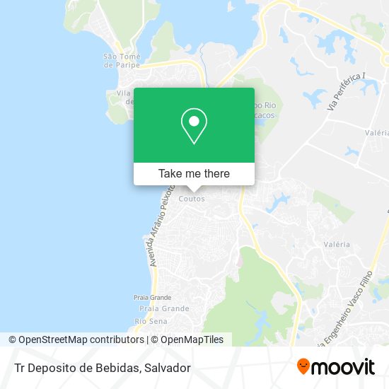 Tr Deposito de Bebidas map