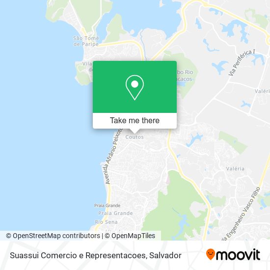 Suassui Comercio e Representacoes map