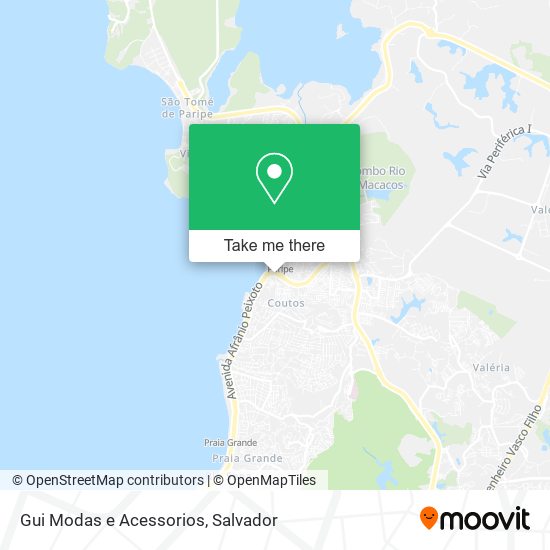 Mapa Gui Modas e Acessorios