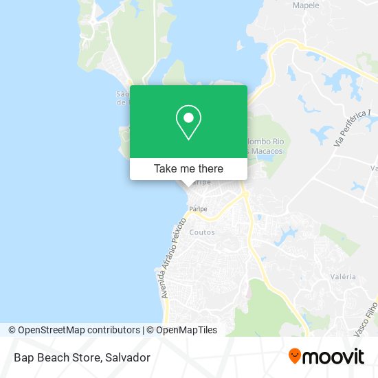 Bap Beach Store map