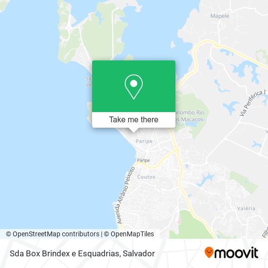 Sda Box Brindex e Esquadrias map