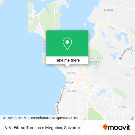 VIVI Fibras Trancas e Megahair map