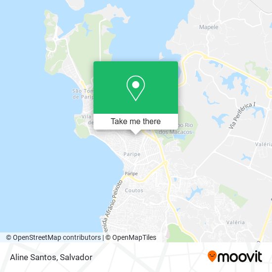 Aline Santos map