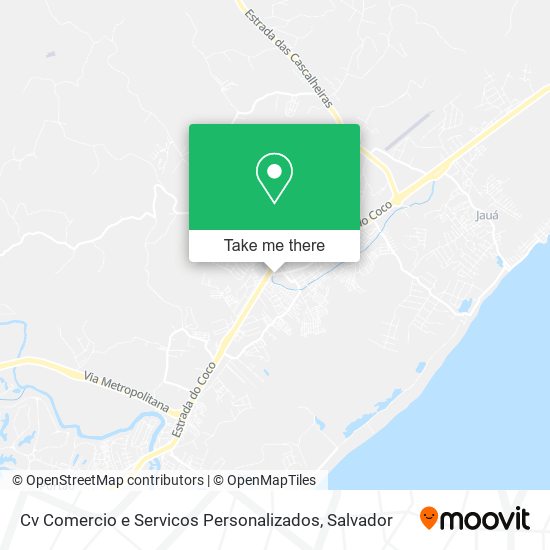 Mapa Cv Comercio e Servicos Personalizados